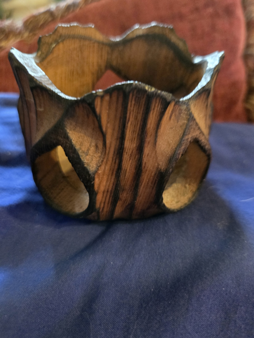 Hand-Carved Wooden Natural Brown